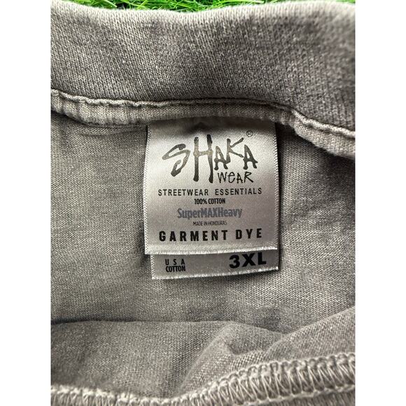 Shaka Wear 3XL Space Age Pimpin Graphic Tee Gray Super Heavy Cotton Streetwear - Picture 3 of 8